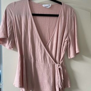 Sadie and Sage Blush Blouse